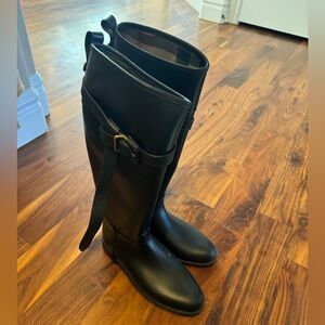 Burberry Rain Boots Black
